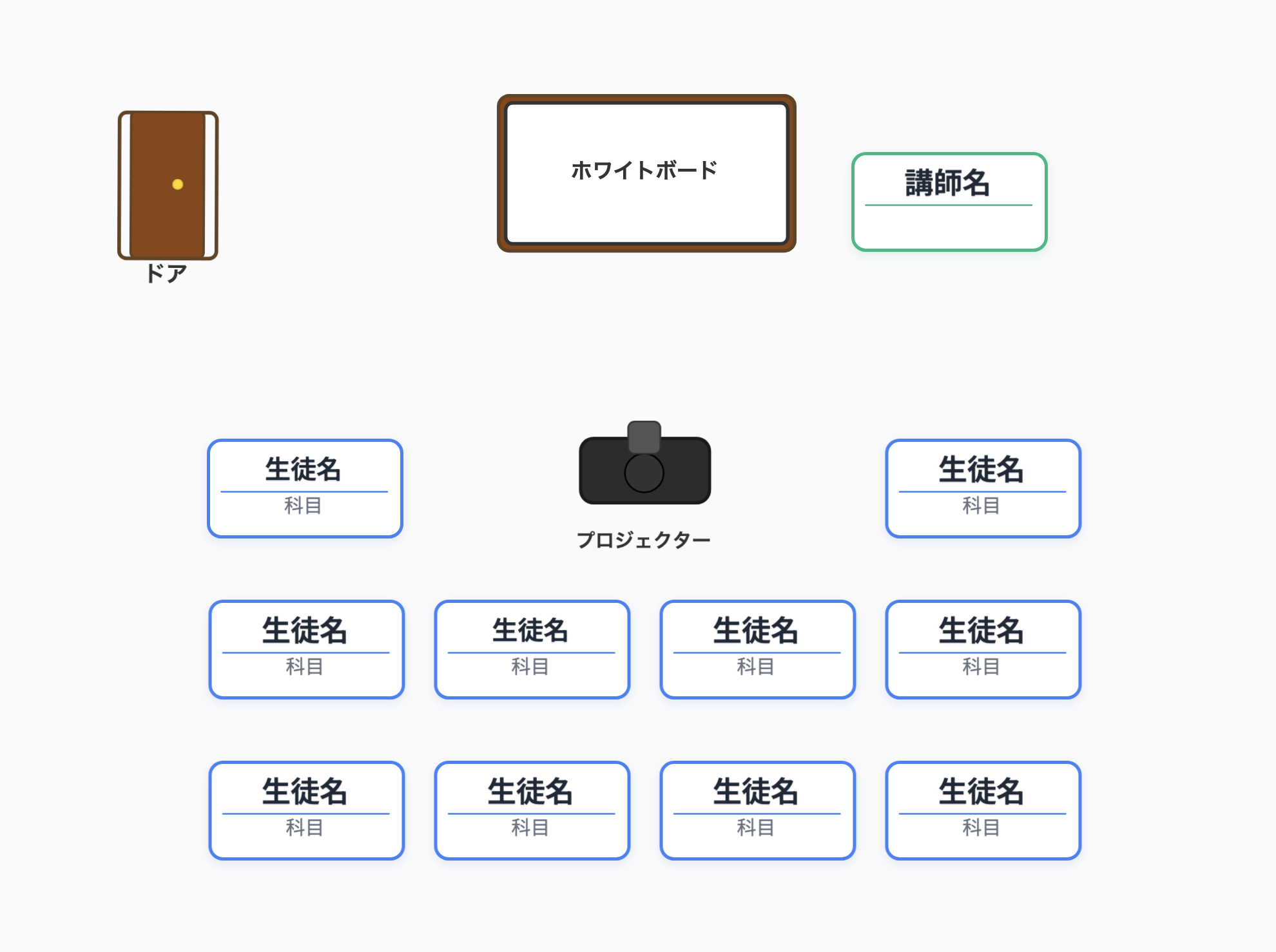 座席表サンプル